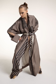 Kolekcjonerskie, ręcznie malowane, jedwabne kimono