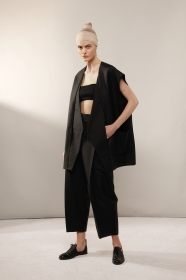 Oversizowa kamizelka FUTO BLACK